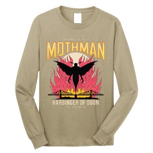 Mothman Harbinger Of Doom Cryptid Legends Graphic Mysterious Long Sleeve Shirt