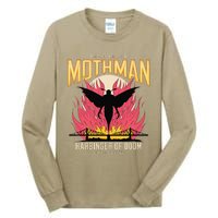 Mothman Harbinger Of Doom Cryptid Legends Graphic Mysterious Tall Long Sleeve T-Shirt