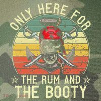 mb Here Only For The Rum And The Booty Pirate Halloween Legacy Tie Dye Trucker Hat