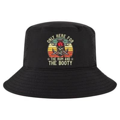 mb Here Only For The Rum And The Booty Pirate Halloween Cool Comfort Performance Bucket Hat