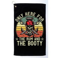 mb Here Only For The Rum And The Booty Pirate Halloween Golf Towel