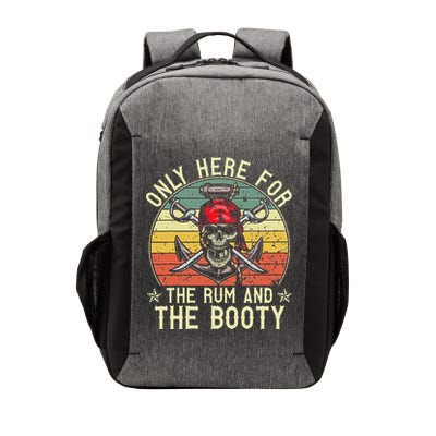 mb Here Only For The Rum And The Booty Pirate Halloween Vector Backpack