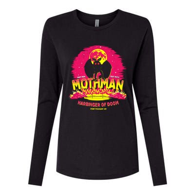 Mothman Harbinger Of Doom! Funny Cute Cryptid Creature Womens Cotton Relaxed Long Sleeve T-Shirt