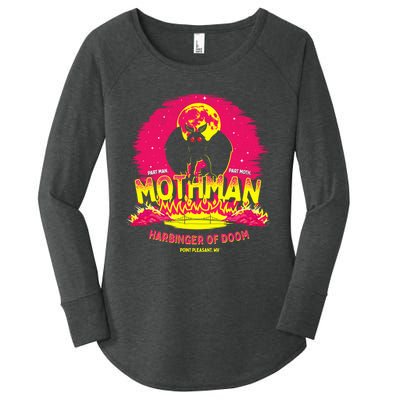 Mothman Harbinger Of Doom! Funny Cute Cryptid Creature Women's Perfect Tri Tunic Long Sleeve Shirt