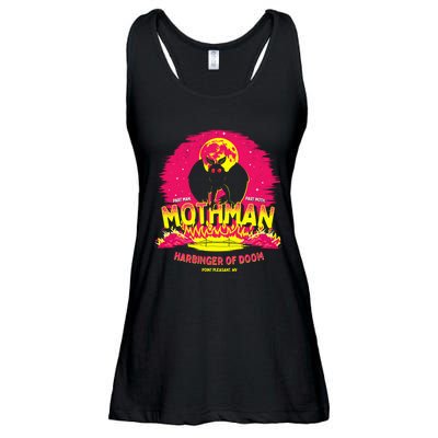 Mothman Harbinger Of Doom! Funny Cute Cryptid Creature Ladies Essential Flowy Tank