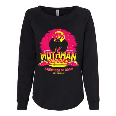 Mothman Harbinger Of Doom! Funny Cute Cryptid Creature Womens California Wash Sweatshirt