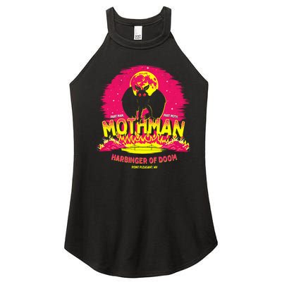 Mothman Harbinger Of Doom! Funny Cute Cryptid Creature Women's Perfect Tri Rocker Tank