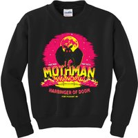 Mothman Harbinger Of Doom! Funny Cute Cryptid Creature Kids Sweatshirt