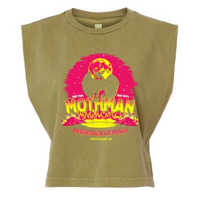 Mothman Harbinger Of Doom! Funny Cute Cryptid Creature Garment-Dyed Women's Muscle Tee