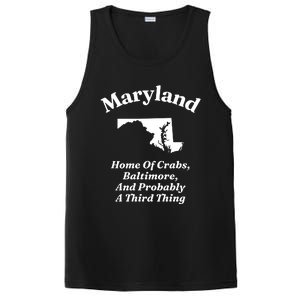 Maryland Home Of Crabs Baltimore And Probably A Third Thing PosiCharge Competitor Tank