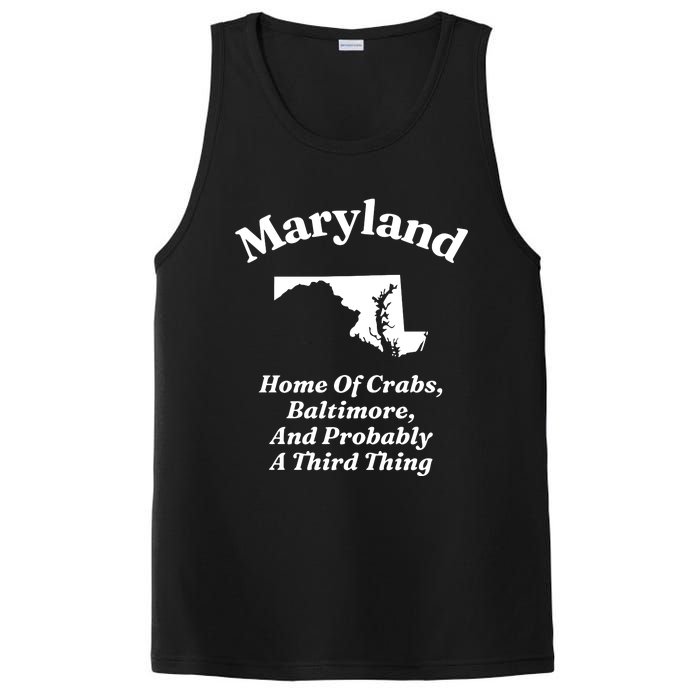 Maryland Home Of Crabs Baltimore And Probably A Third Thing PosiCharge Competitor Tank