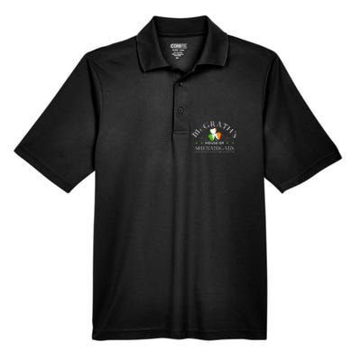 McGrath House Of Shenanigans Irish Family Name Men's Origin Performance Piqué Polo