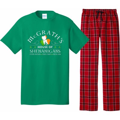 McGrath House Of Shenanigans Irish Family Name Pajama Set