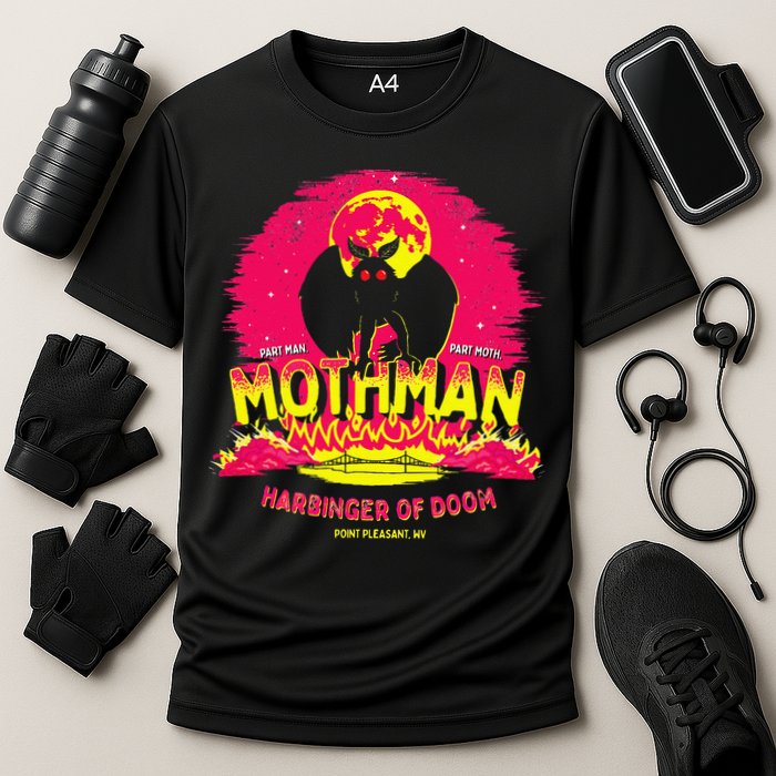 Mothman Harbinger Of Doom! Funny Cute Cryptid Creature Performance Shirt