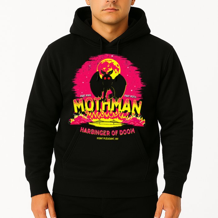 Mothman Harbinger Of Doom! Funny Cute Cryptid Creature Hoodie