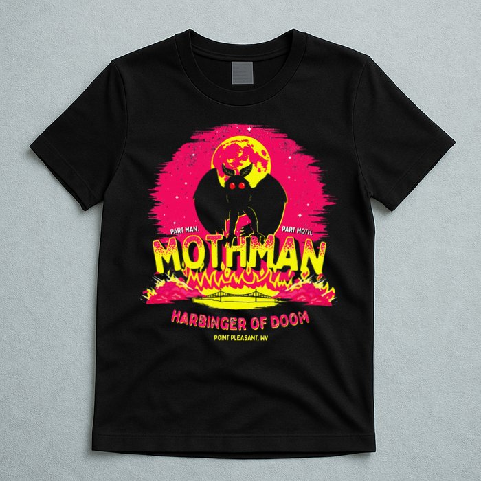Mothman Harbinger Of Doom! Funny Cute Cryptid Creature T-Shirt