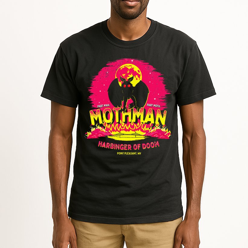 Mothman Harbinger Of Doom! Funny Cute Cryptid Creature Tall T-Shirt