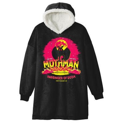 Mothman Harbinger Of Doom! Funny Cute Cryptid Creature Hooded Wearable Blanket