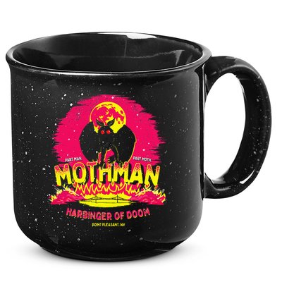 Mothman Harbinger Of Doom! Funny Cute Cryptid Creature 15oz Campfire Ceramic Mug