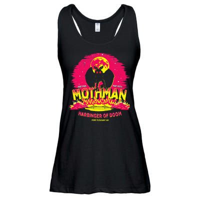 Mothman Harbinger Of Doom! Funny Cute Cryptid Creature Ladies Essential Flowy Tank