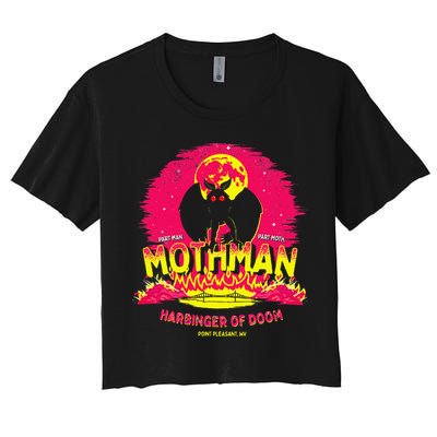 Mothman Harbinger Of Doom! Funny Cute Cryptid Creature Crop Top