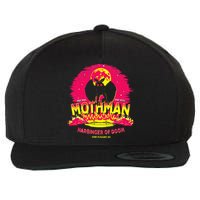 Mothman Harbinger Of Doom! Funny Cute Cryptid Creature Wool Snapback Cap