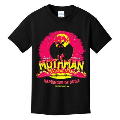 Mothman Harbinger Of Doom! Funny Cute Cryptid Creature Kids T-Shirt