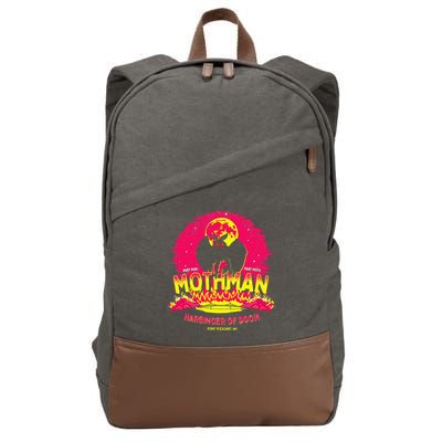 Mothman Harbinger Of Doom! Funny Cute Cryptid Creature Cotton Canvas Backpack