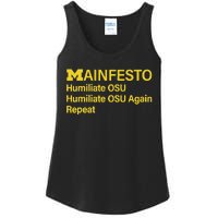 Manifesto Humiliate Osu Humiliate Osu Again Repeat Gifts Fun Ladies Essential Tank