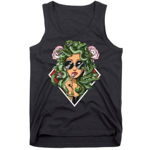 Medusa Hippie Psychedelic Snakes Greek Mythology Women Tank Top