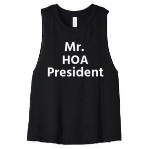 Mr. Hoa President Women's Racerback Cropped Tank