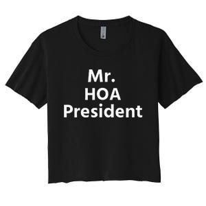 Mr. Hoa President Women's Crop Top Tee