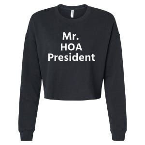 Mr. Hoa President Cropped Pullover Crew