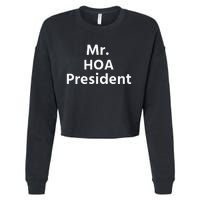 Mr. Hoa President Cropped Pullover Crew