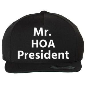 Mr. Hoa President Wool Snapback Cap