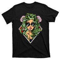 Medusa Hippie Psychedelic Snakes Greek Mythology T-Shirt