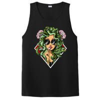 Medusa Hippie Psychedelic Snakes Greek Mythology PosiCharge Competitor Tank