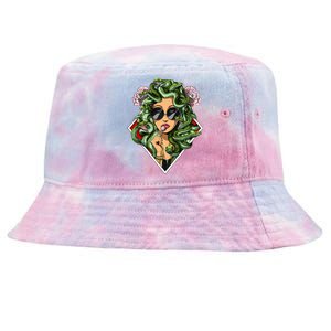 Medusa Hippie Psychedelic Snakes Greek Mythology Tie-Dyed Bucket Hat