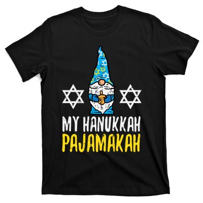 My Hanukkah Pajamakah Funny Chanukah Pajamas Pjs T-Shirt