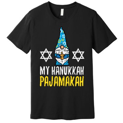 My Hanukkah Pajamakah Funny Chanukah Pajamas Pjs Premium T-Shirt