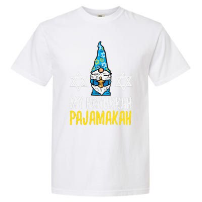 My Hanukkah Pajamakah Funny Chanukah Pajamas Pjs Garment-Dyed Heavyweight T-Shirt