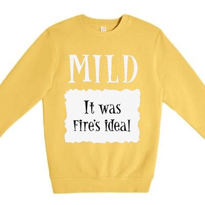 MILD Hot Packet Halloween Taco Costume Gift Premium Crewneck Sweatshirt