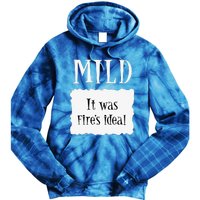 MILD Hot Packet Halloween Taco Costume Gift Tie Dye Hoodie