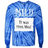 MILD Hot Packet Halloween Taco Costume Gift Tie-Dye Long Sleeve Shirt