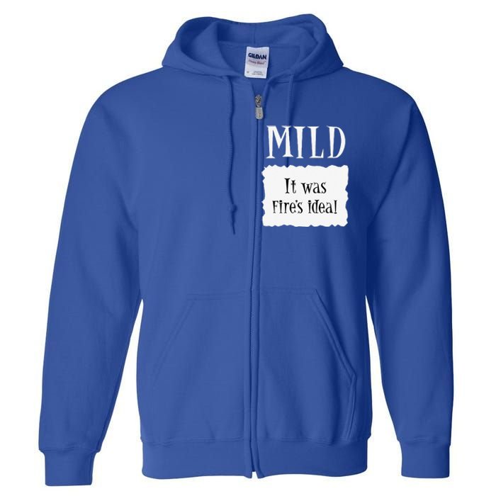 MILD Hot Packet Halloween Taco Costume Gift Full Zip Hoodie