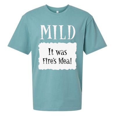 MILD Hot Packet Halloween Taco Costume Gift Sueded Cloud Jersey T-Shirt