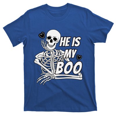 Matching Halloween Pajama Couples HeS My Boo Skull Gift T-Shirt