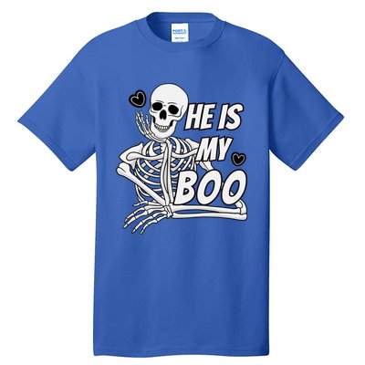 Matching Halloween Pajama Couples HeS My Boo Skull Gift Tall T-Shirt