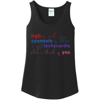 Medical Humor Poem Funny ICu Nicu Picu Nurse Valentines Day Ladies Essential Tank