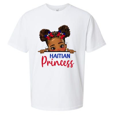 Melanin Haitian Princess Haiti Flag Sueded Cloud Jersey T-Shirt